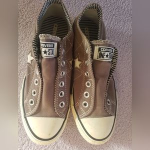 Converse One Star laceless low sneakers women's size 8